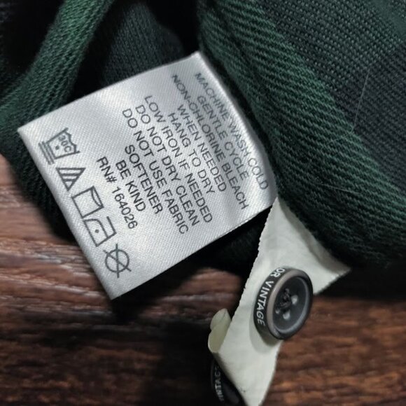 Tailored Vintage Luxe Performance Retro Preppy Dad Plaid Shirt Mens Size XL - Picture 8 of 11